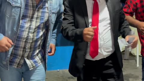 President Lula at a nightclub