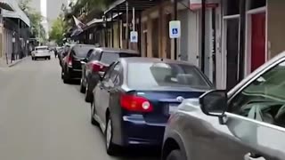 Footage Shamsud-Din Jabbar cycling through the area of the attack while filming on smart glasses