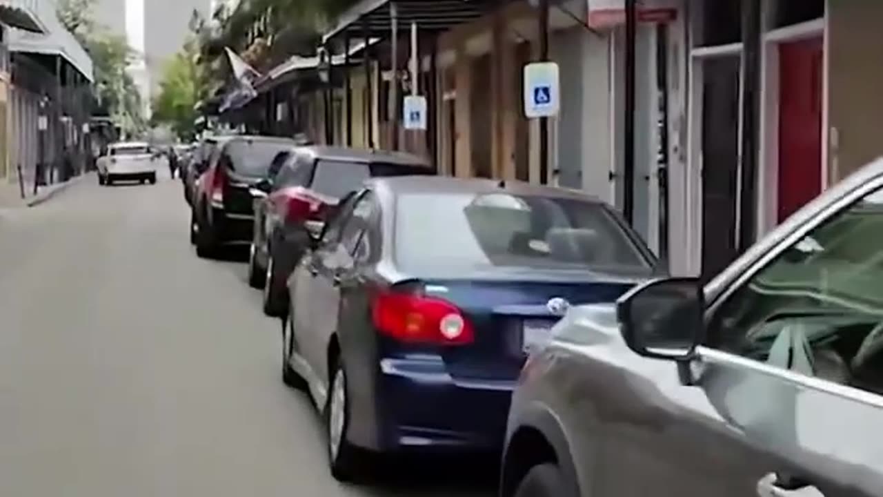 Footage Shamsud-Din Jabbar cycling through the area of the attack while filming on smart glasses