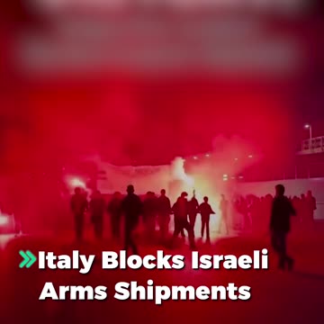 Workers at the Port of Genoa, Italy, successfully prevented an Israeli ship from loading 10 containers of explosives destined for the Israeli occupation.