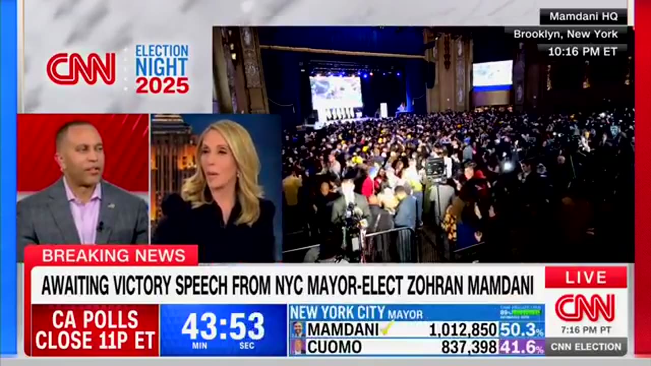 Hakeem Jeffries gets called out by CNN for lying about the Democrats' shutdown.