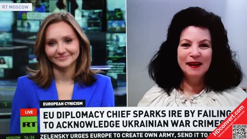 My comments on RT: Kaja Kallas "peaceful Russians are not dying" in the Ukrainian conflict.