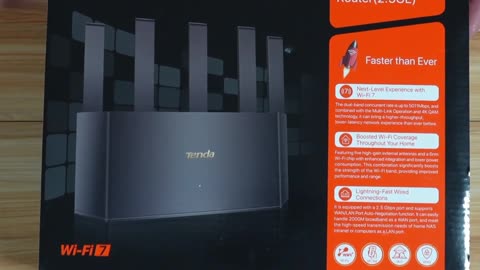 Unboxing the cheapest WIFI 7 Router Tenda BE5100 WIFI 7