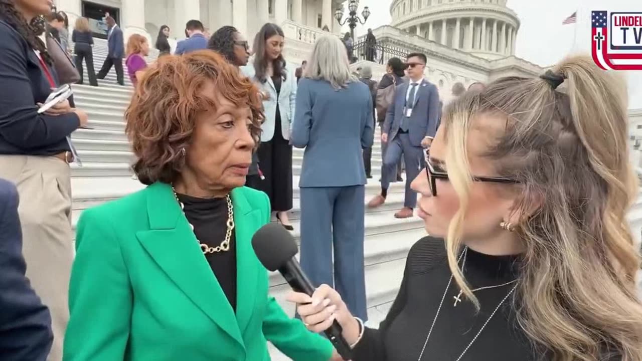 Maxine Waters Gets TESTY When Asked if Democrats Are Shutting Down Government Over Healthcare for Illegals