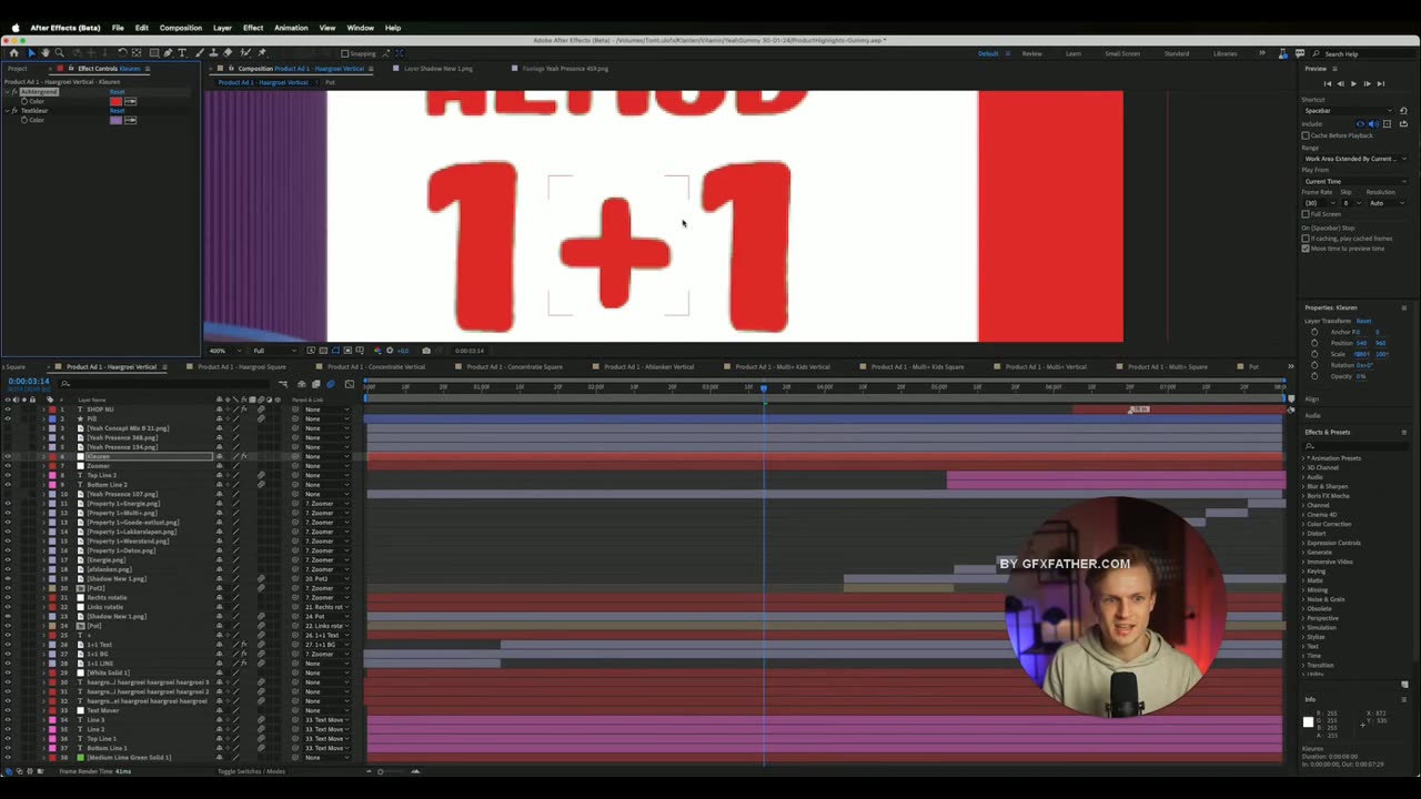 Creating Efficient Templates for Video Editing