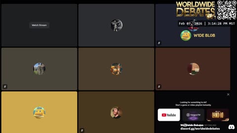 0326 WIDESTREAM - Widestream Debates - YouTube/Twitch/Rumble