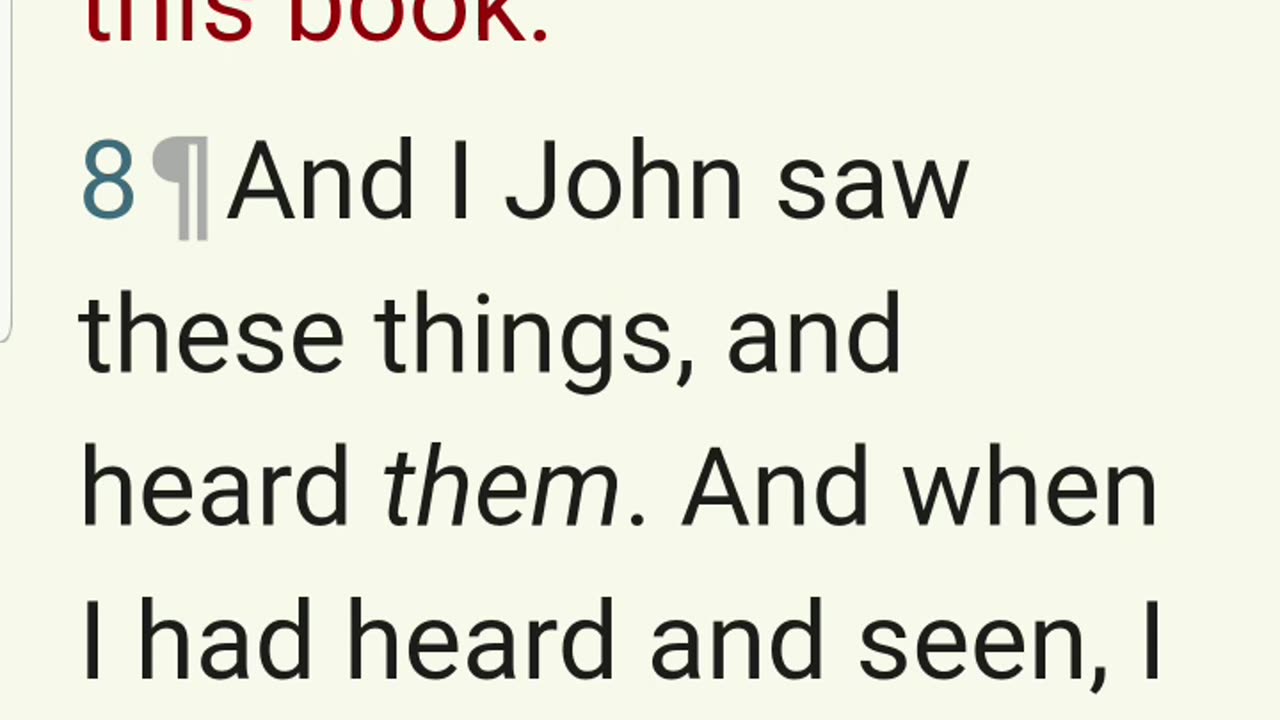 A Sunday in the Word for October 19th, 2025 - Revelation 22 B