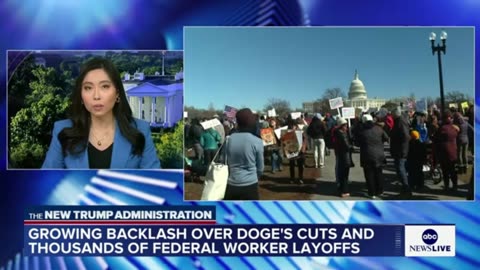 Growing backlash over DOGE's cuts and thousands of federal worker layoffs