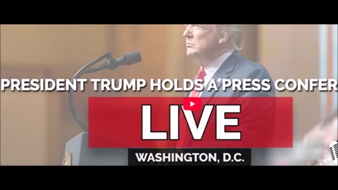 LIVE: President Trump Holds a Major Press Conference on Tariffs - 2/13/25