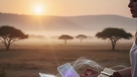 African Meditation Music | Hypnotic Kalimba & Ambient Pads for Deep Relaxation | Relaxing AI EDM