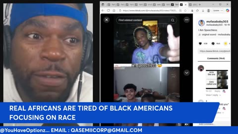 REAL AFRICANS are TIRED of BLACK AMERICANS focusing on RACE !