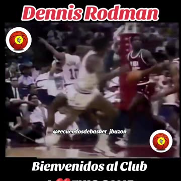 Michael Jordan & Dennis Rodman en los All Star 90s 💪🏀