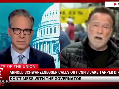 Arnold Schwarzenegger Calls Out CNN's Jake Tapper Directly