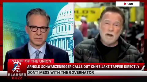 Arnold Schwarzenegger Calls Out CNN's Jake Tapper Directly