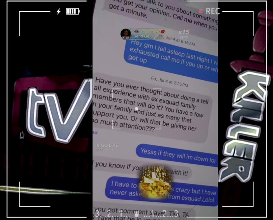 TOMIKAY SHOWS MORE OF ZERO TEXTS MESSAGES