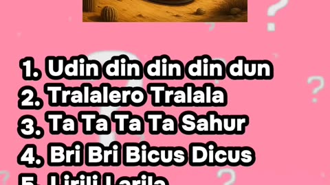 Can you guess the Italian brainrot characters?