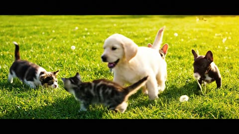 Cute Dogs and Cute Cats