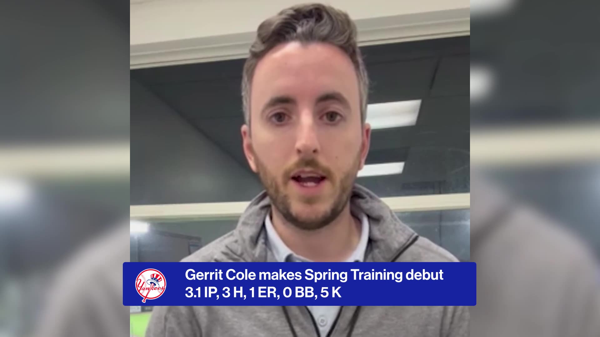 Luis Gil uncertainty, Gerrit Cole makes strong spring debut and Wells & Bellinger go yard in the first inning - Greg Joyce Yankees report