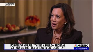 Kamala Harris Whines About Trumps Presidency