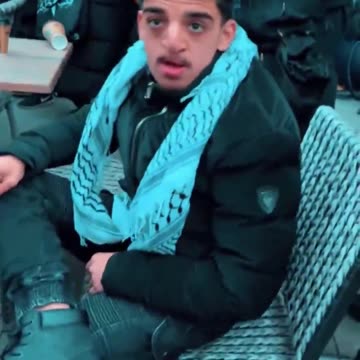 Inbred Mohamed is a Gazan refugee in Germany. He leads protests every week in Berlin.