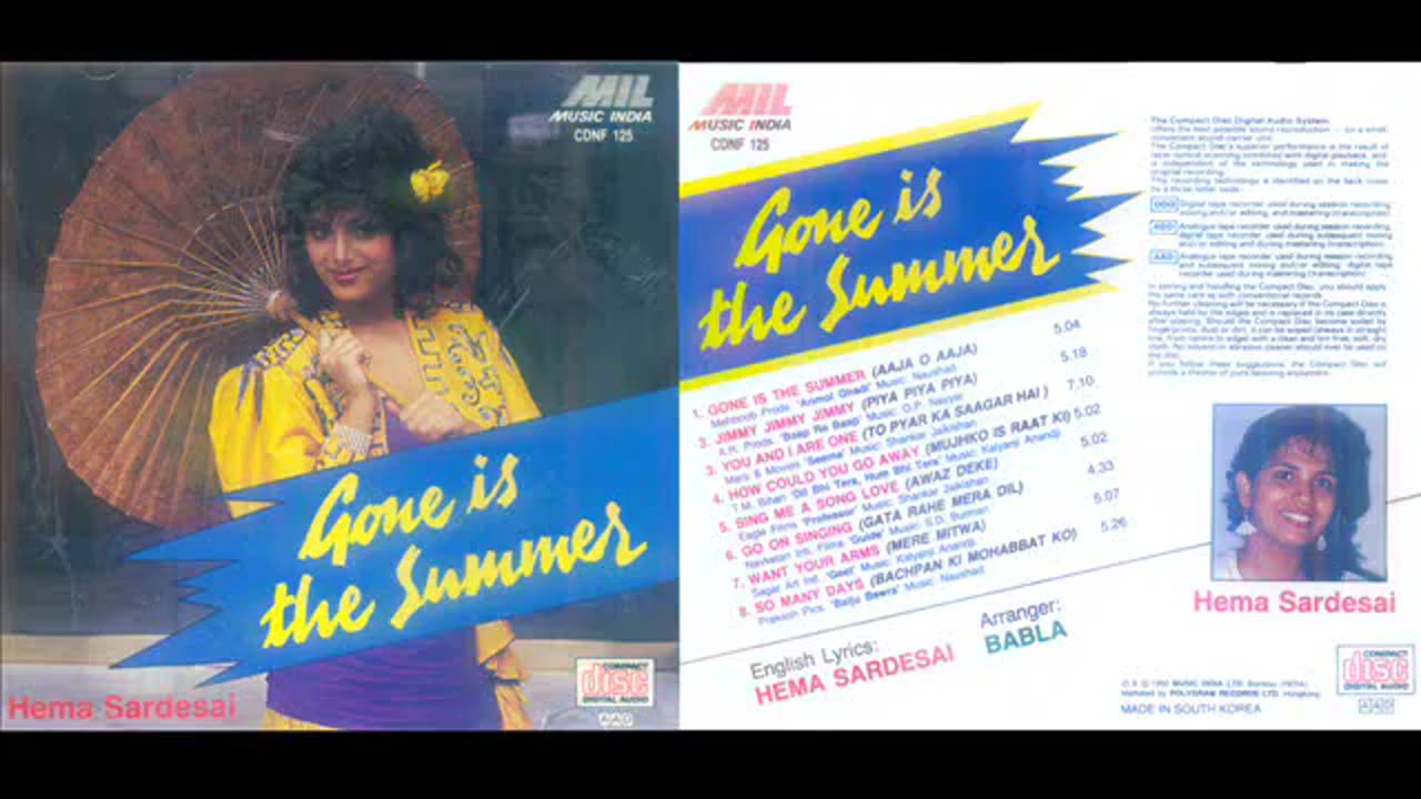 HEMA SARDESAI - GONE IS THE SUMMER