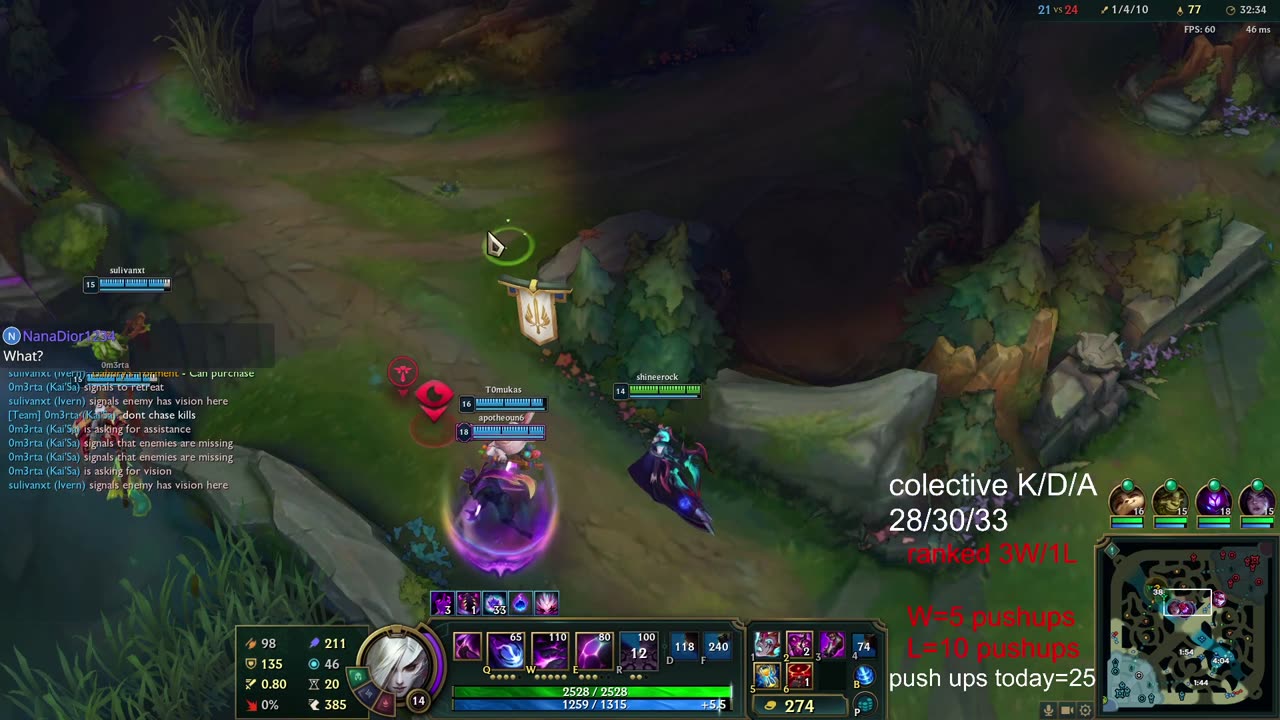 league of legend no comment