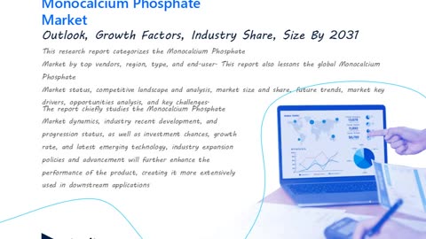 Monocalcium Phosphate Market: SWOT, Key Trends, Growth Drivers, and Forecast to 2031