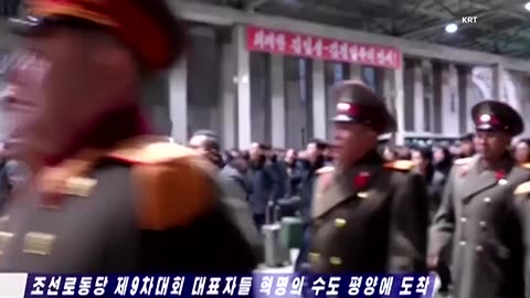 Delegates arrive in Pyongyang ahead of the Ninth Party Congress