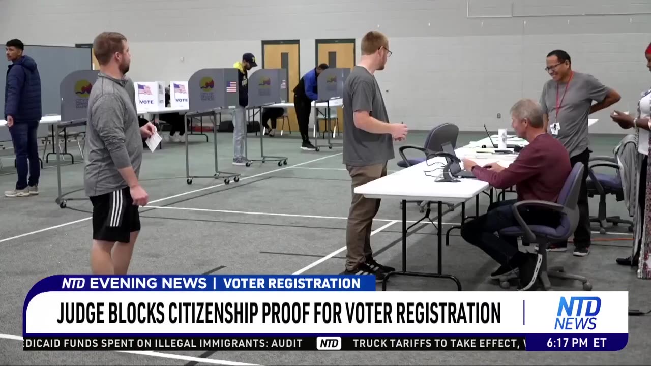 DEEP STATE JUDGE BLOCKS TRUMP’S ORDER TO STOP ILLEGALS FROM VOTING