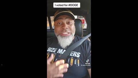 Black Trump supporters voted for this. We voted for DOGE!!