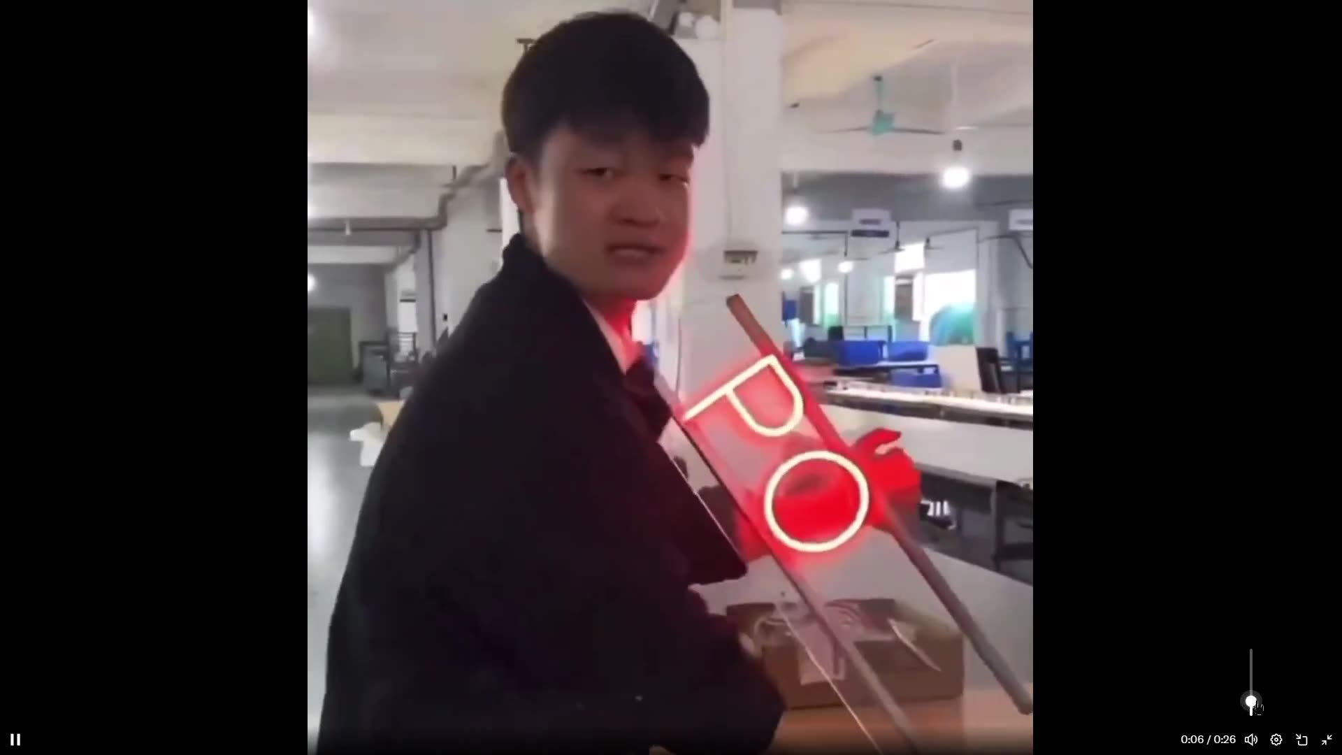 Bro was one second away from losing his job