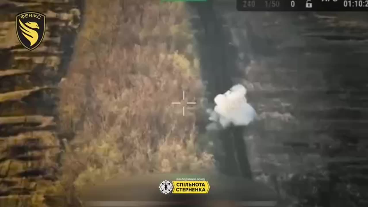 Two Russian Tanks and Four APCs Caught Out in the Open