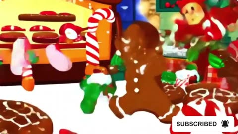 Kids Poetry: Gingerbread Man with Captions & Voice