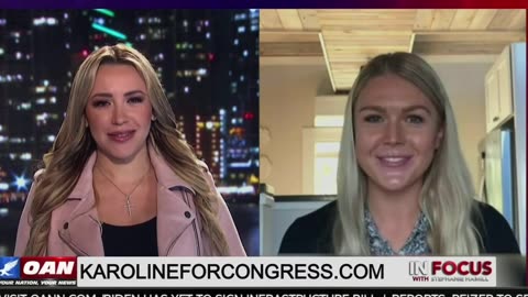 Karoline Leavitt joins Stephanie Hamill on In Focus (OANN) 11/8/21