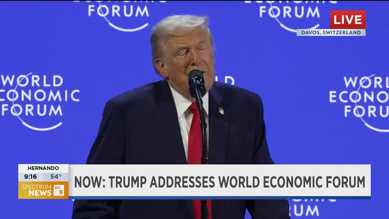 'Piece of ice': Trump confuses Greenland with Iceland in speech to WEF