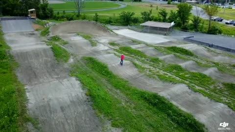 Riding V1 Onewheel at Bike Terrain Park