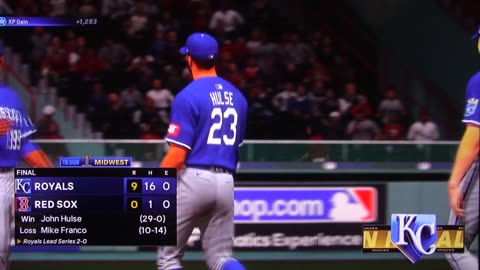 MLB The Show: Kansas City Royals vs Boston Red Sox (S23 G155)