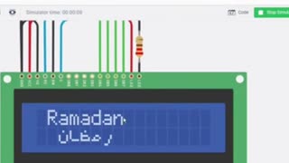 Write Arabic Font on #Arduino and #Tinkercad #AeroArduino