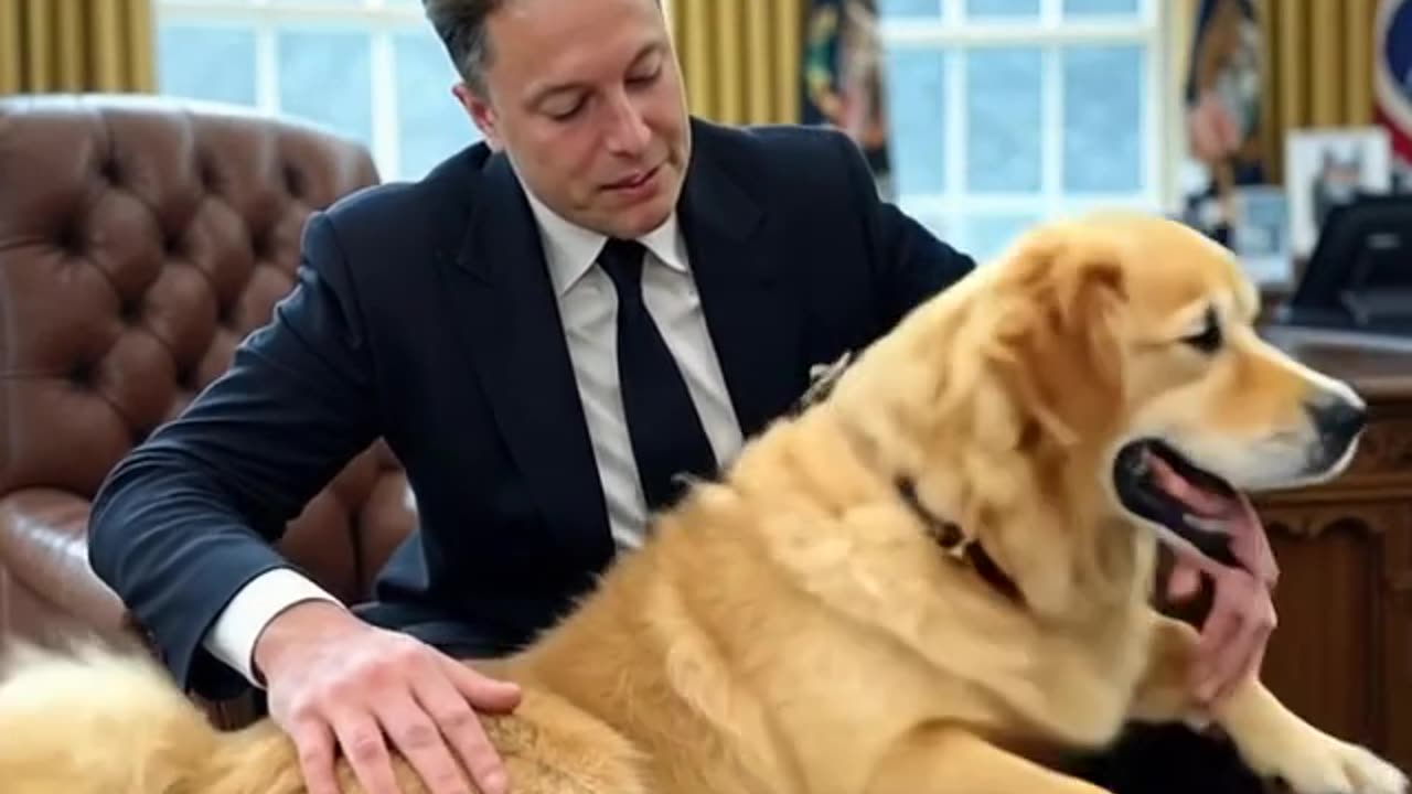 elon and dog