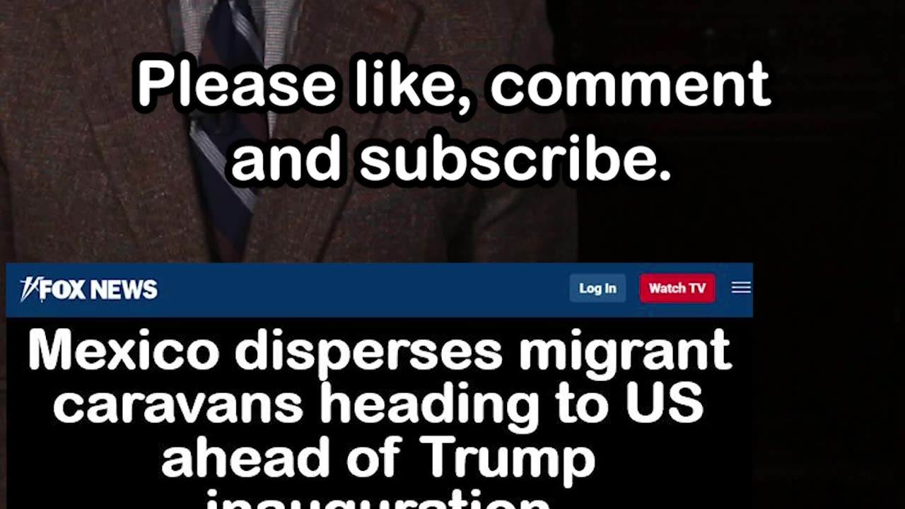 Mexico disperses migrant caravans heading to US ahead of Trump inauguration