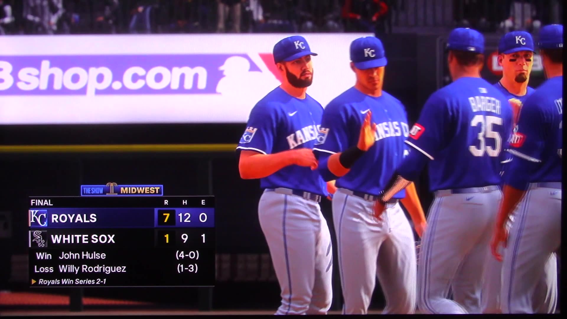 MLB The Show: Kansas City Royals vs Chicago White Sox (S24 G19)