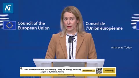 Kaja Kallas Urges Multi-Year EU Military Support for Ukraine | Brussels | 1 | Amaravati Today