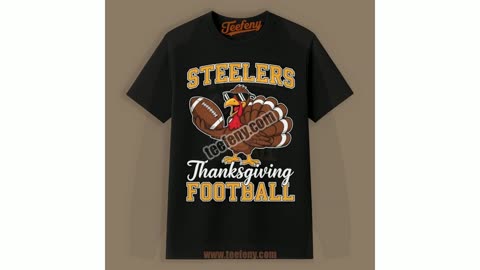 Thanksgiving Pittsburgh Steelers Turkey Football Shirt