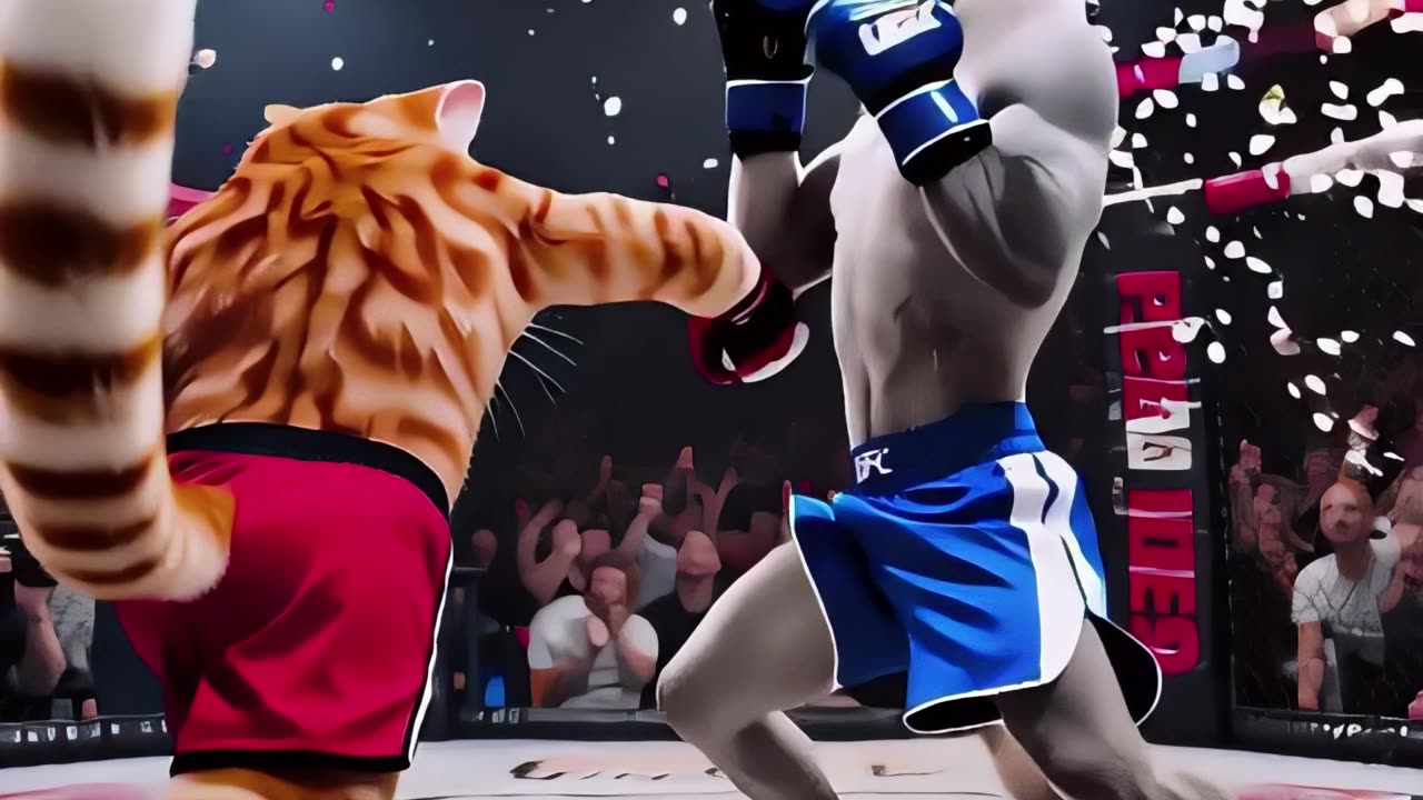 MMA fighter kitty
