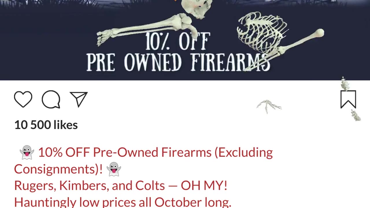 👻 10% OFF Pre-Owned Firearms (Excluding Consignments)! 👻