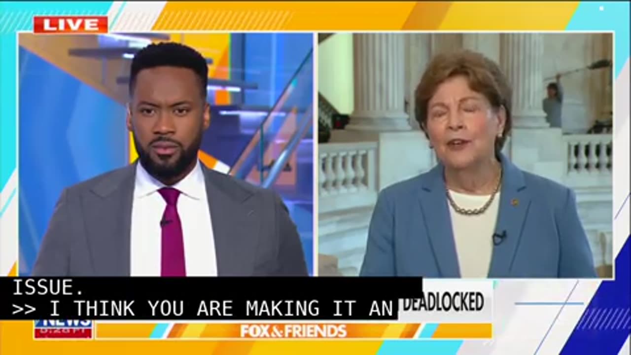 Senate Democrat Clashes With Fox Host as He Plays Clip of Her Colleagues