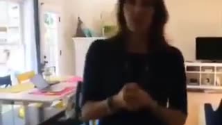 In this video she is documenting the intimidation tactics being done to silence her