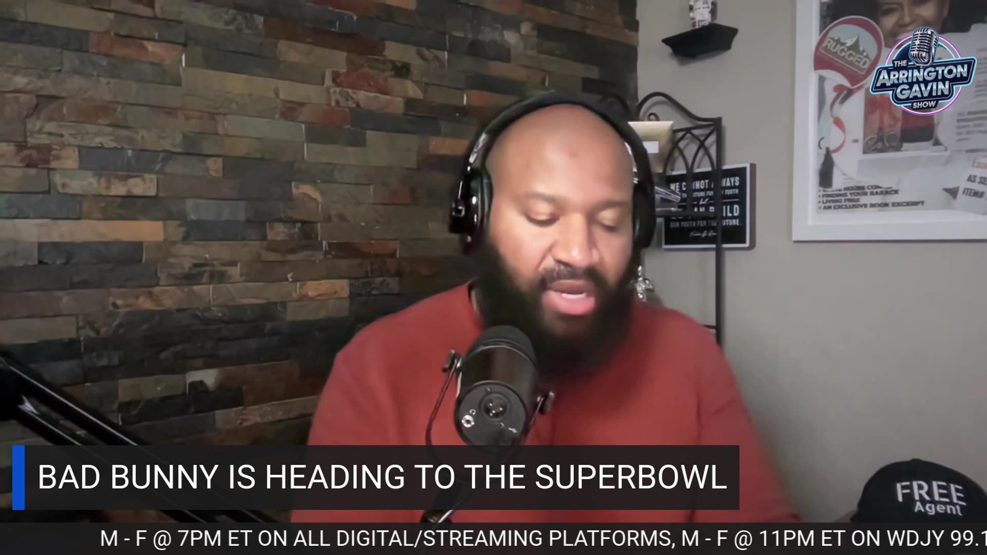 The Arrington Gavin Show WILL BAD BUNNY HELP OR HURT THE NFL?