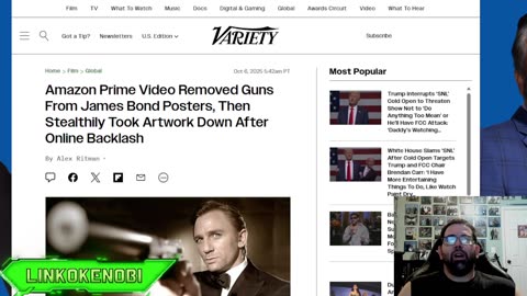 Amazon Erases Posters Without Guns Due To 007 Fans Backlash