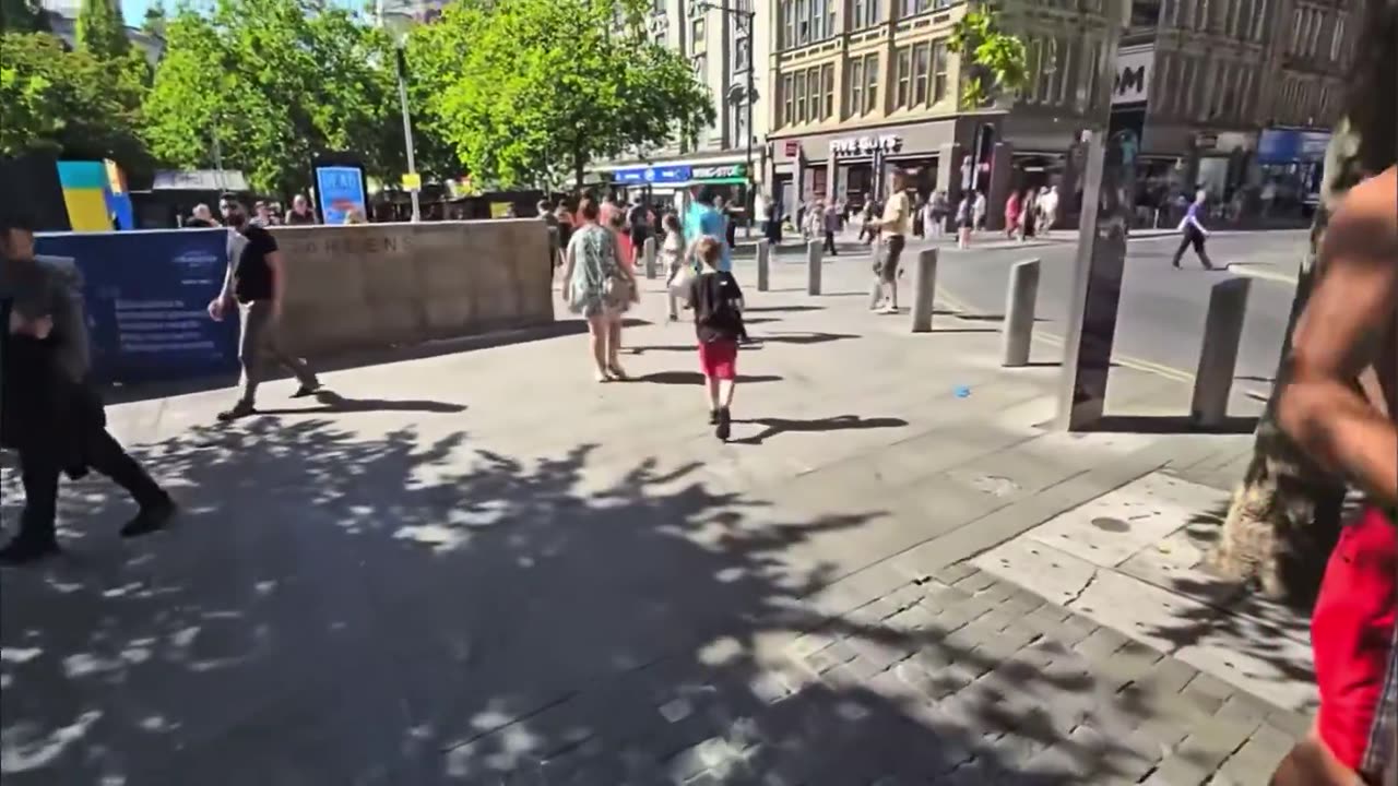 Walking Thru A Protest